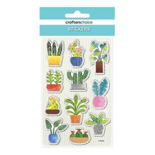 Crafters Choice Succulents Cardstock Sticker Multicoloured