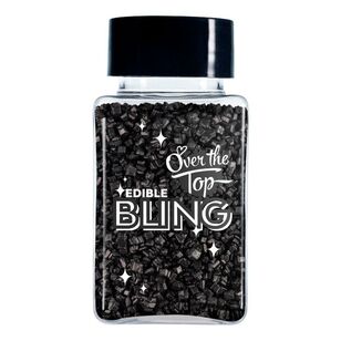 Over The Top Bling Sanding Sugar Black 80 g