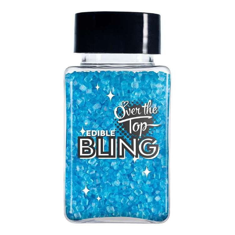 Over The Top Bling Sanding Sugar Blue 80 g