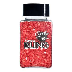 Over The Top Bling Sanding Sugar Red 80 g