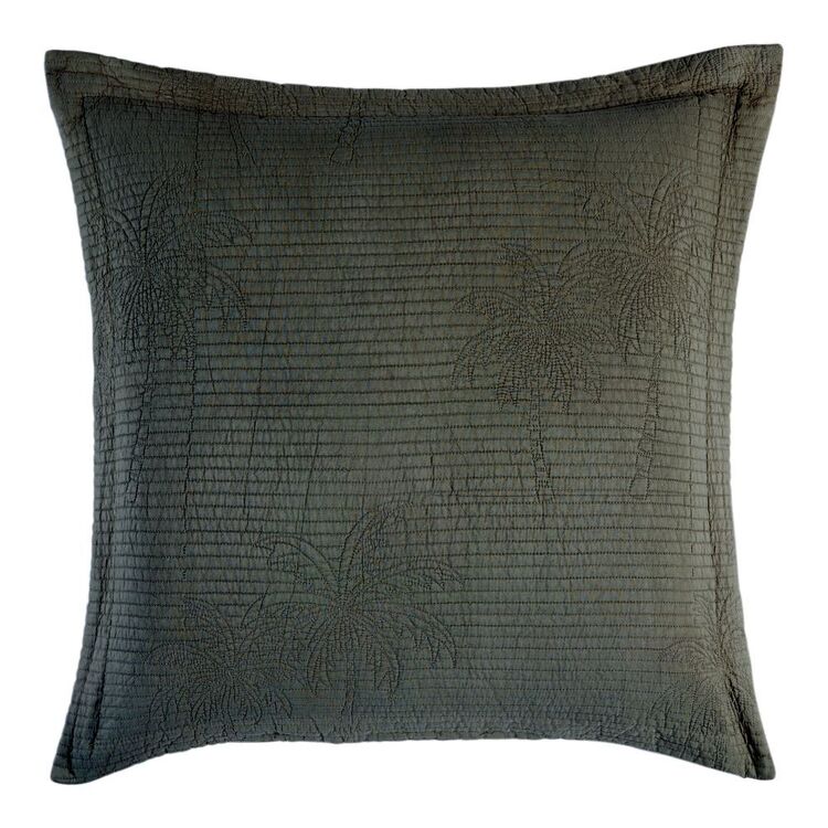KOO Palm Leaf Quillted European Pillowcase