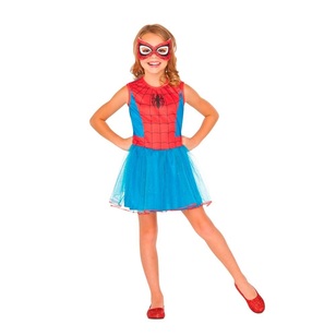 Marvel Classic Spider-Girl Kids Costume Red & Blue 4 - 6 Years