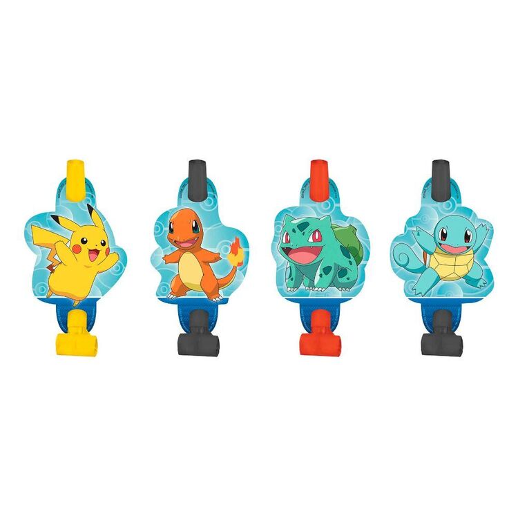 Pokemon Blowouts 8 Pack Blue, Red & Yellow