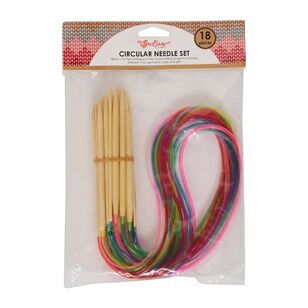 Sew Easy Assorted 80 cm Circular Needles Set Rainbow