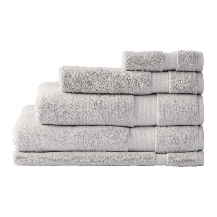 Logan & Mason Platinum Oslo Towel Collection Silver