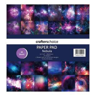 Crafters Choice Nebula Paper Pad Nebula 12 x 12 in