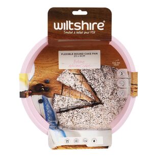Wiltshire Bend N Bake 23 cm Flexible Cake Pan Pink 23 cm