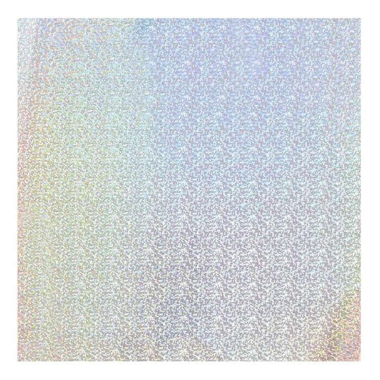 American Crafts Silver Holographic Sparkles 12 x 12 in Paper