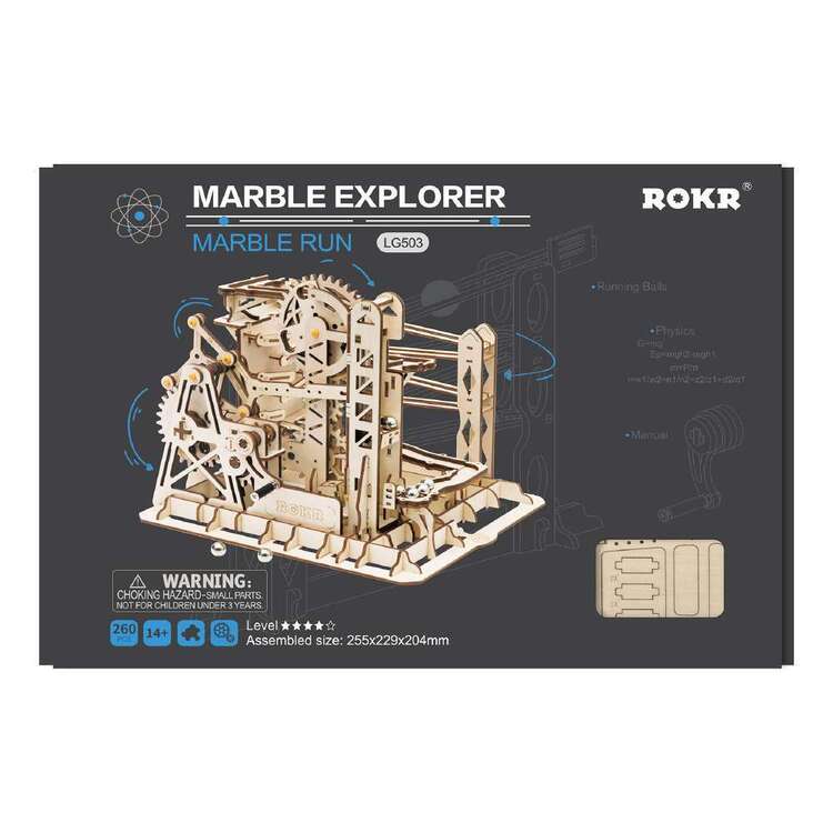 Robotime Marble Explorer DIY Kit Natural