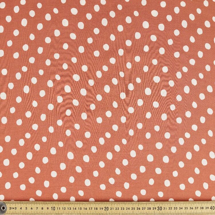 Bobble Spot Printed 135 cm Rayon Fabric
