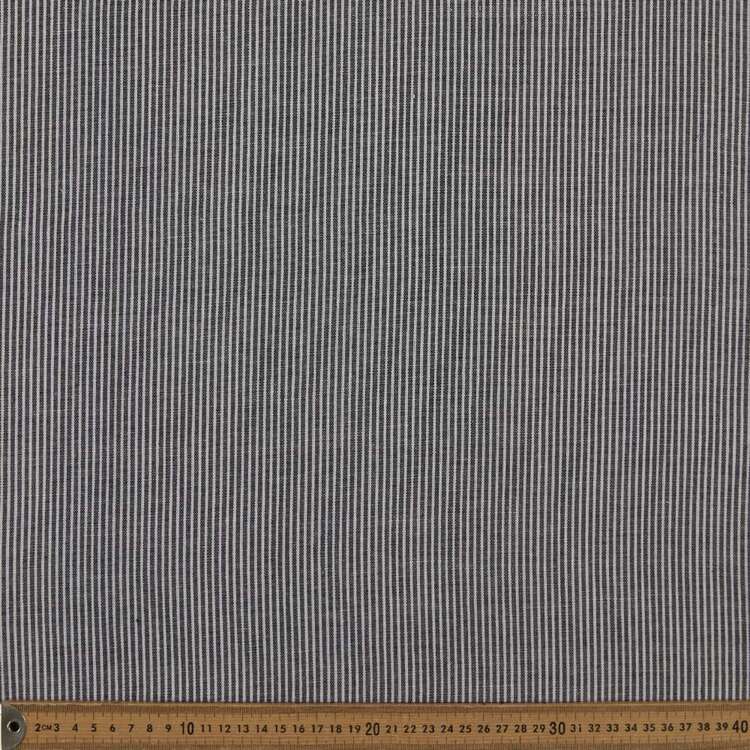 Yarn Dyed Regular Stripe Printed 140 cm Cotton Linen Fabric
