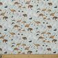 Katherine Quinn All Animals Printed 112 cm Cotton Fabric Aqua 112 cm