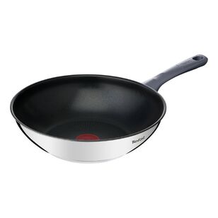 Tefal Daily Cook 28 cm Induction Wok With Lid Stainless Steel 28 cm