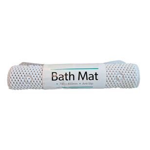 Snazzee Grip Bath Mat White Bath Mat