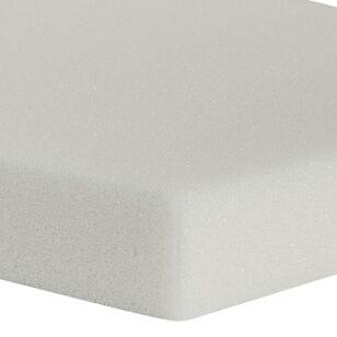 Tribeca Small Memory Foam Square White 350 x 350 x 50 mm