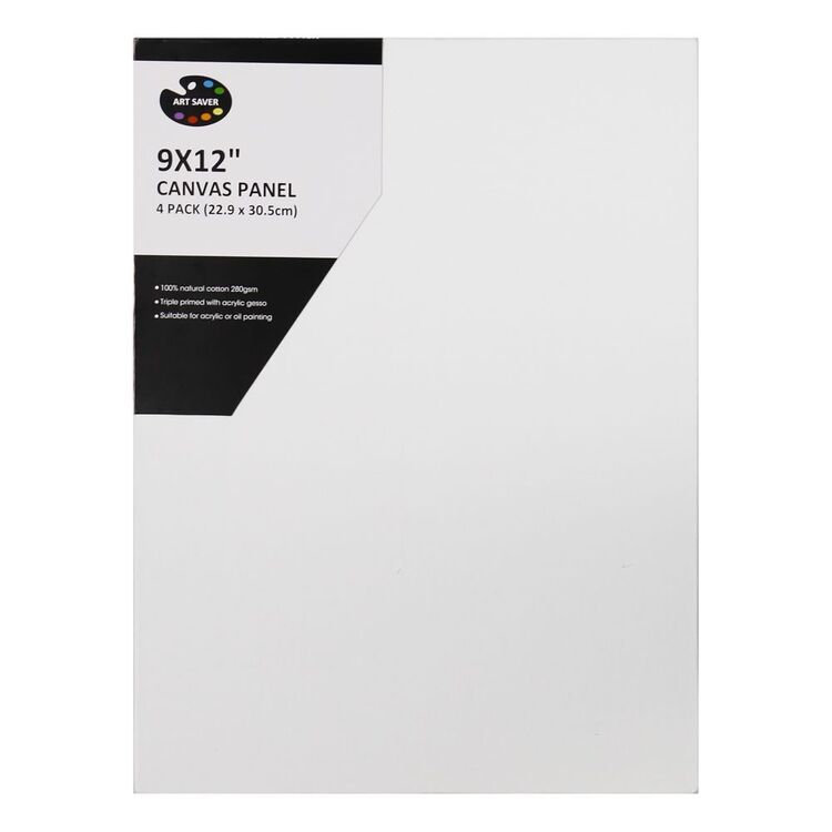 U.S. Art Supply 18 x 24 inch Professional Artist Quality Acid Free Canvas Panel Boards for Painting (Pack of 4)