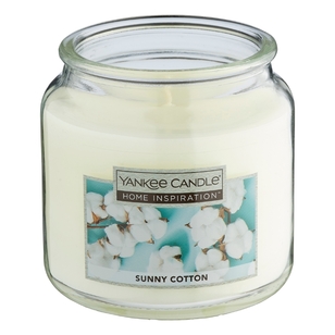 Yankee Candle Sunny Cotton Candle Jar White