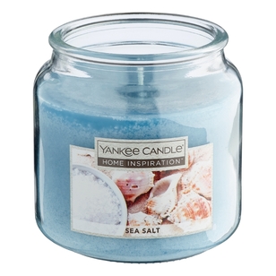 Yankee Candle Sea Salt Candle Jar Light Blue