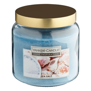 Yankee Candle Sea Salt Candle Jar Light Blue