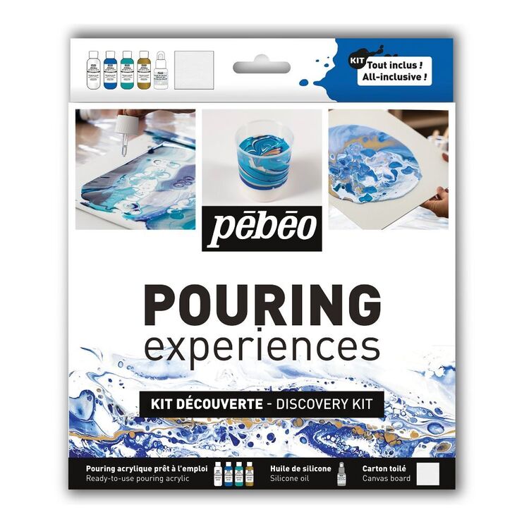Pebeo Pouring Experiences Discovery Kit