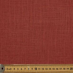 Plain 135 cm Rayon Linen Slub Fabric Baked Clay 135 cm