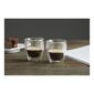 Leaf & Bean Double Walled Glasses Set Of 2 Clear 80 mL