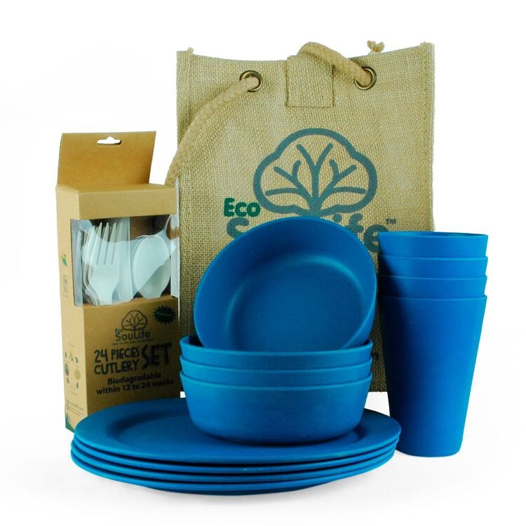 EcoSouLife Eco Picnic Set With Bag 37 Piece