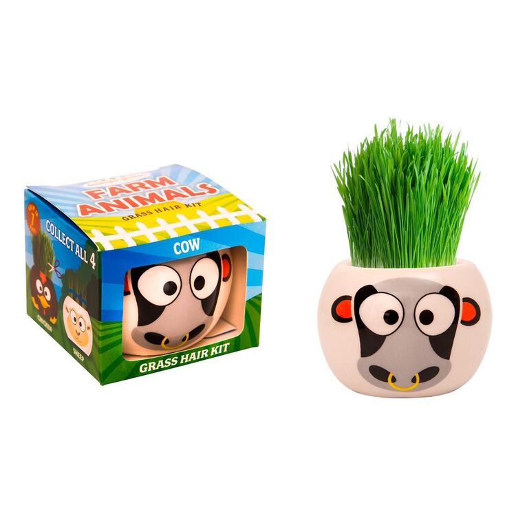 Grass Hair Kit Farm Animals Cow