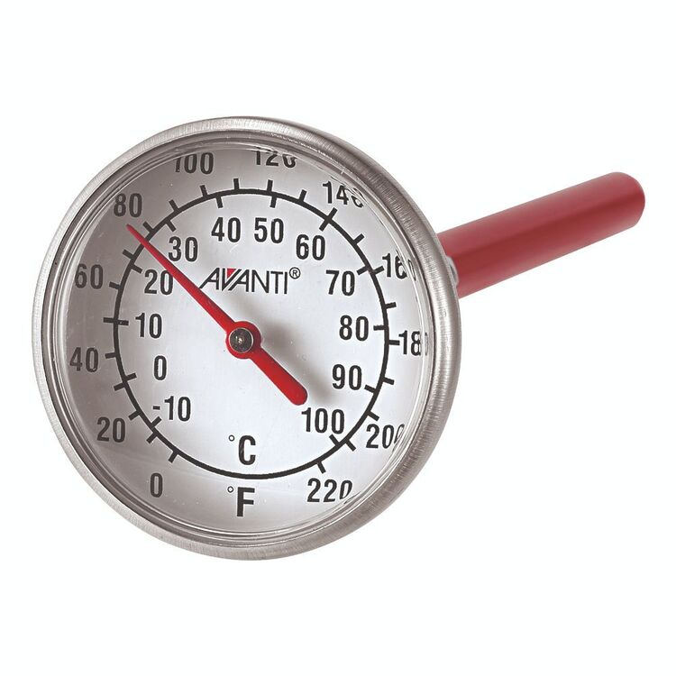 Avanti Tempwiz Precision Meat Thermometer Red