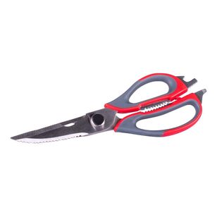 Avanti Dura Edge Utility Kitchen Scissors Grey & Red