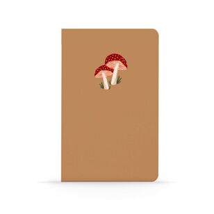 Denik Gold Mushroom Notebook Multicoloured