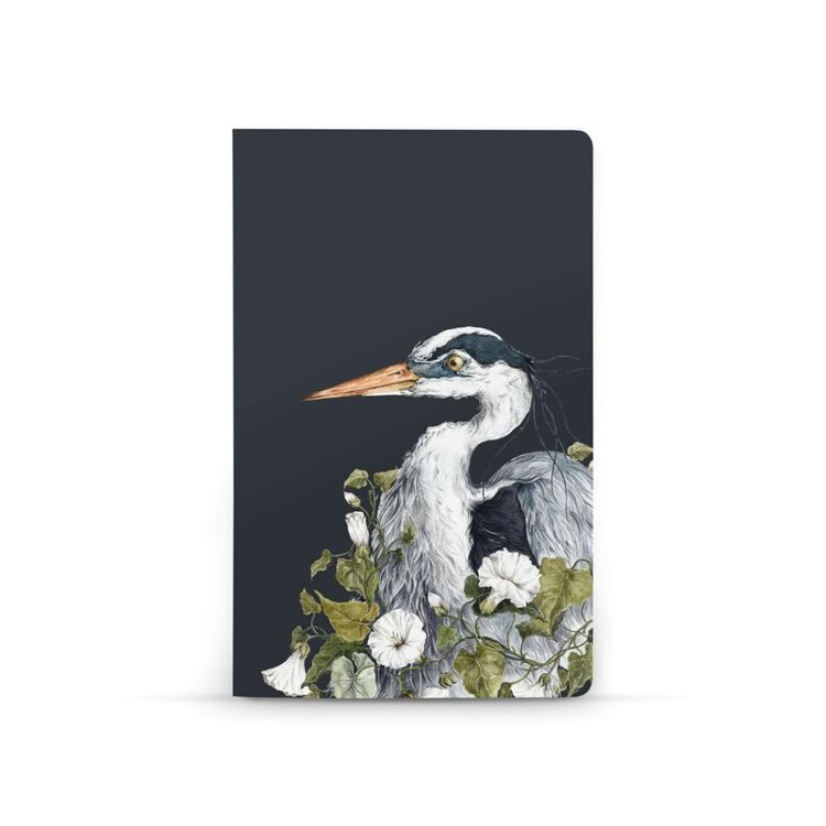 Denik Grey Heron Notebook Multicoloured