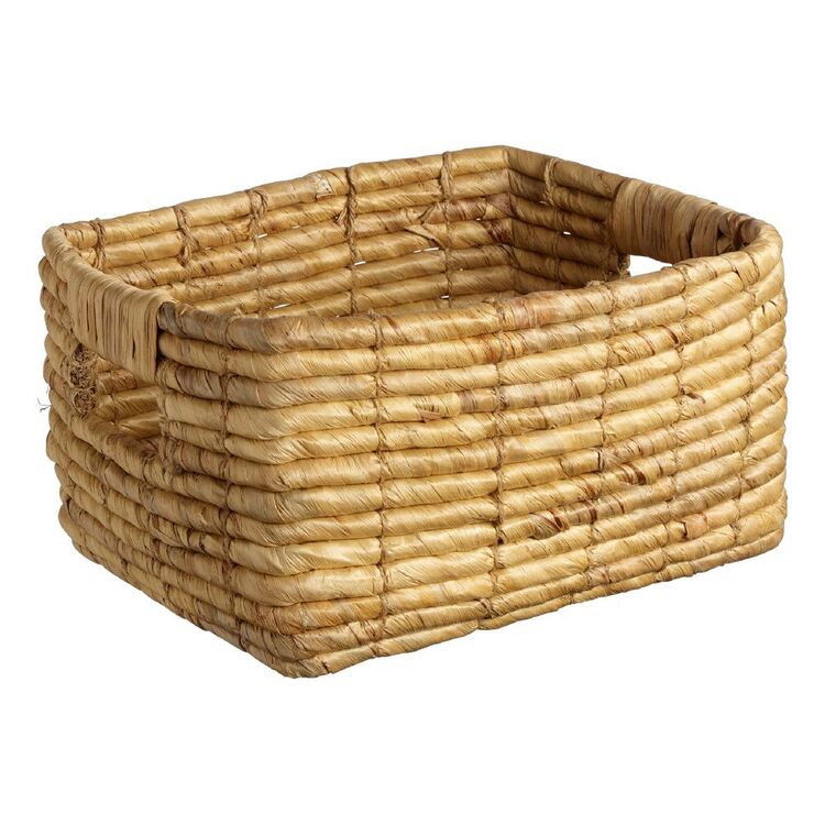 Living Space Purity Water Hyacinth Basket Natural
