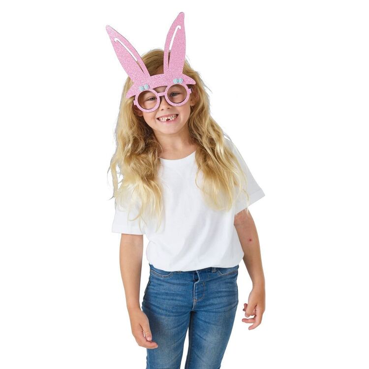 Happy Easter Pink Bunny Glasses