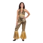 Spartys Adult Gold Disco Jumpsuit Gold