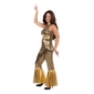 Spartys Adult Gold Disco Jumpsuit Gold