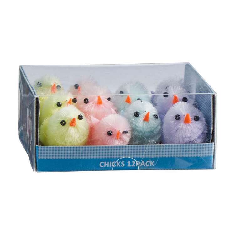 Happy Easter 2.5 cm Chicks 12 Pack