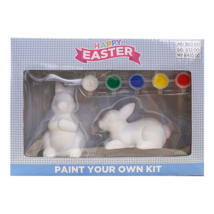 Happy Easter Paint Your Own Bunny Kit