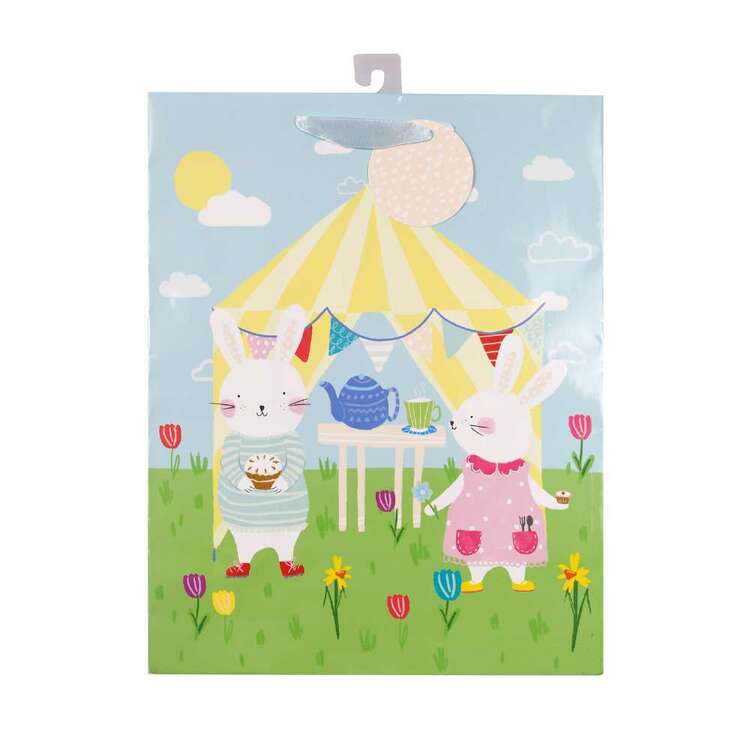 Bunny Tea Party Large Gift Bag