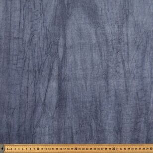 Plain Dyed 140 cm Pure Crinkle Linen Fabric Indigo 140 cm