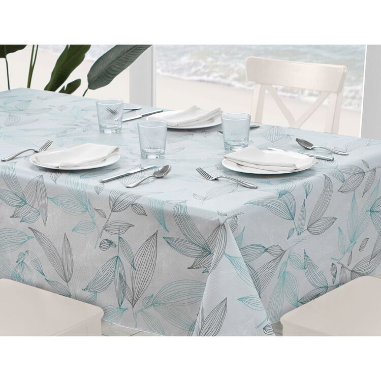 KOO Aria Printed Flannel Back Tablecloth