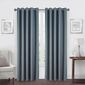 Emerald Hill Berlin Blockout Eyelet Curtains Ice