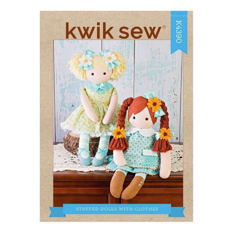 Kwik Sew K4390 Stuffed Dolls & Clothes