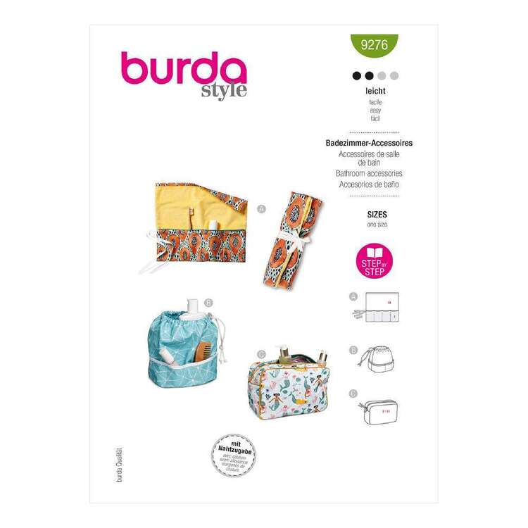Burda 9276 Bathroom Accessories