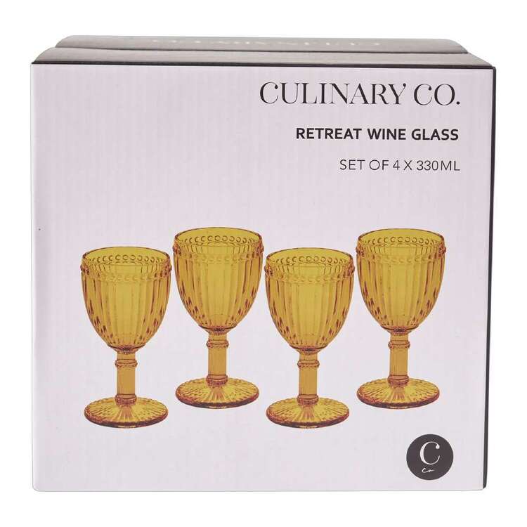 Culinary Co Retreat Wine Glasses Set Of 4