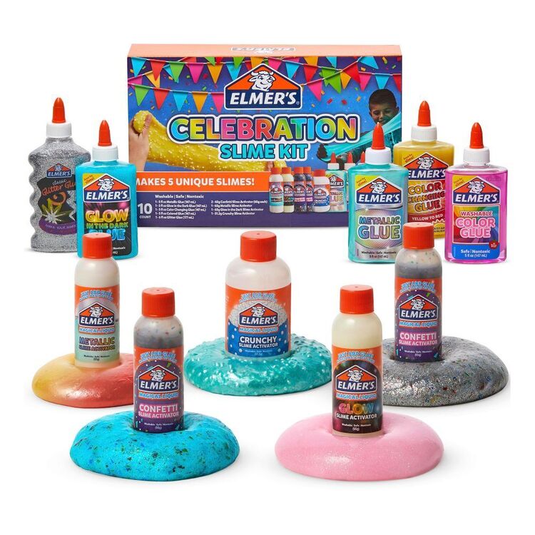 Elmer's Celebration Slime Kit Multicoloured