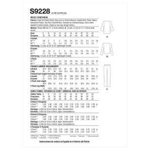 Simplicity Sewing Pattern S9228 Misses' Sportswear