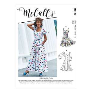 McCall's M8177 Misses' Dresses & Belt