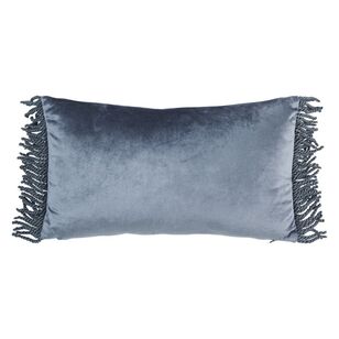 La Scala Rosalie Tassel Cushion Blue