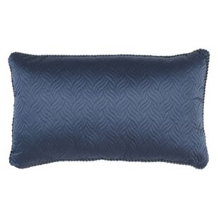 La Scala Rosalie Quilted Cushion Blue